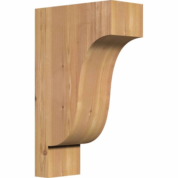Ekena Millwork Newport Smooth Corbel, Western Red Cedar, 5 1/2"W x 12"D x 20"H COR06X12X20NEW00SWR - main